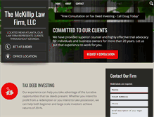 Tablet Screenshot of mckilliplaw.com